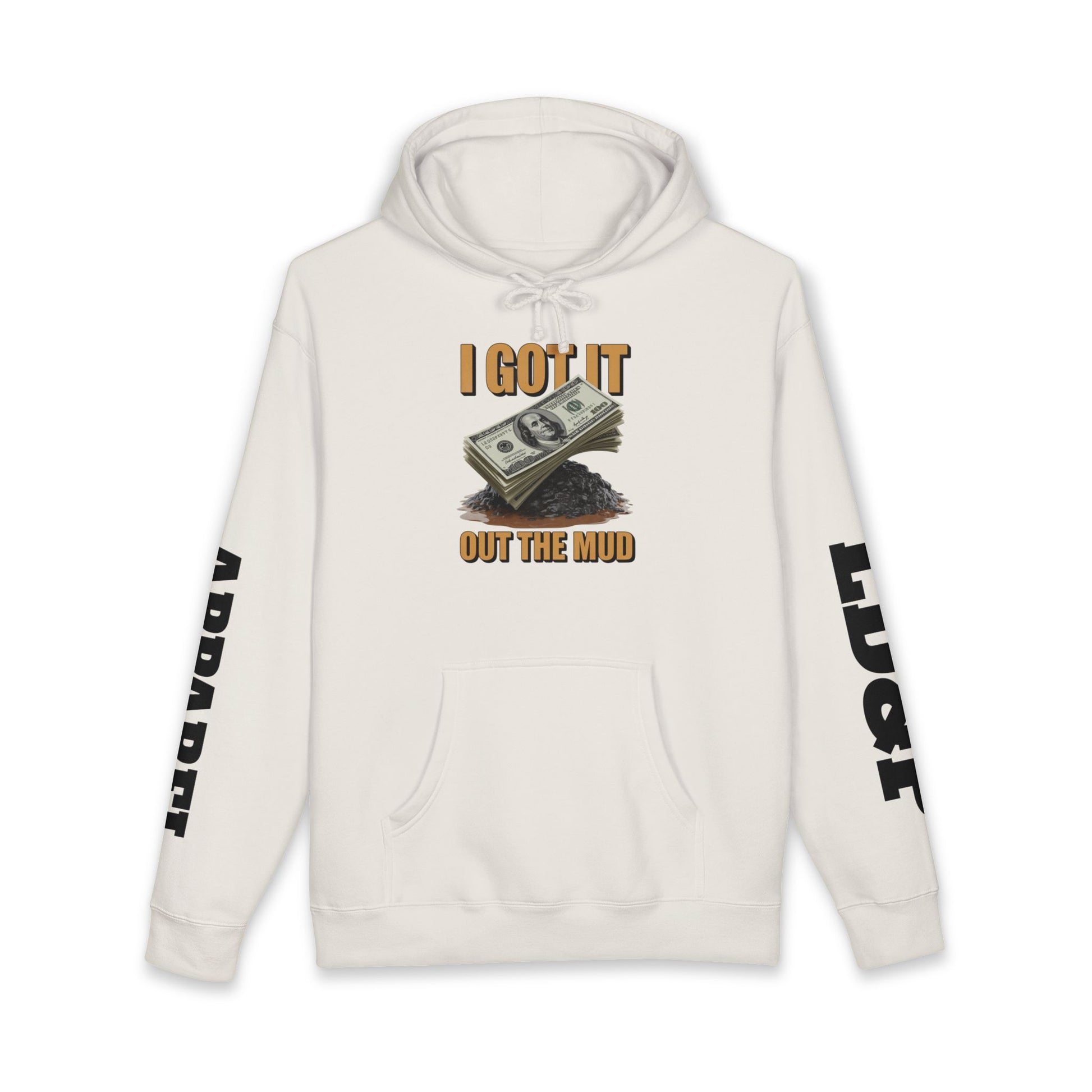 I Got It Out The Mud Hoodie — Money Stack Graphic Hoodie
