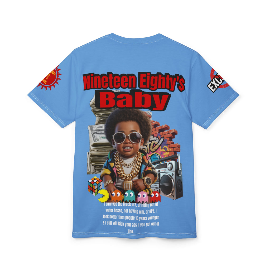 Nineteen Eighty's Baby Graphic Tee LD&P APPAREL Light Blue