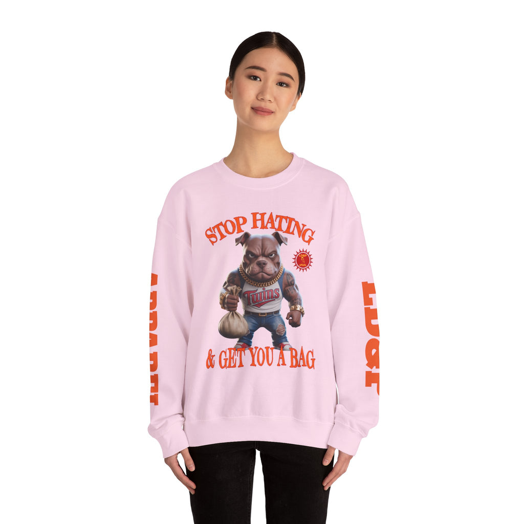 Unisex Sweatshirt Stop Hating LD&P Apparel Design