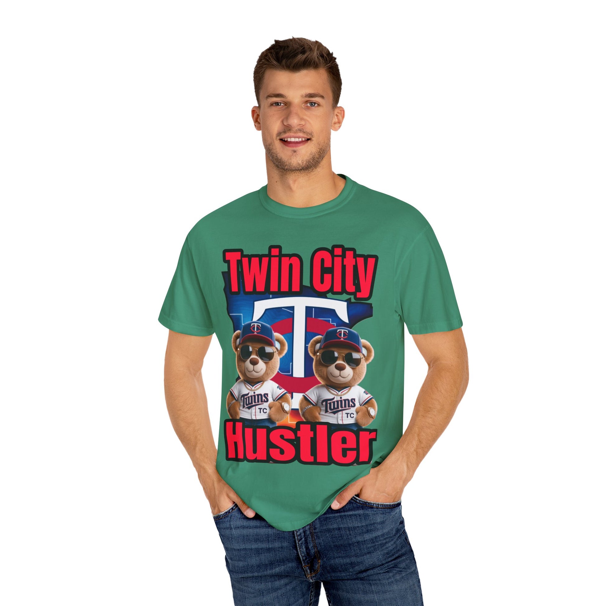 Hustler Garment-Dyed T-shirt - Twin City LD&P Apparel Design