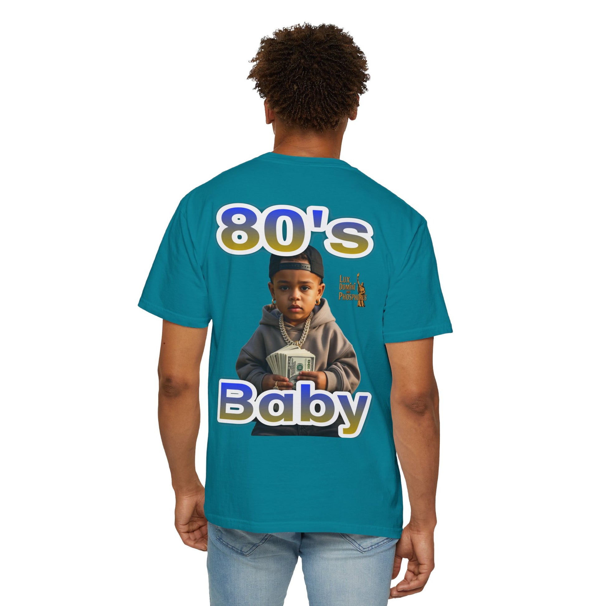 80s Baby Unisex Garment-Dyed T-shirt - LD&P APPAREL