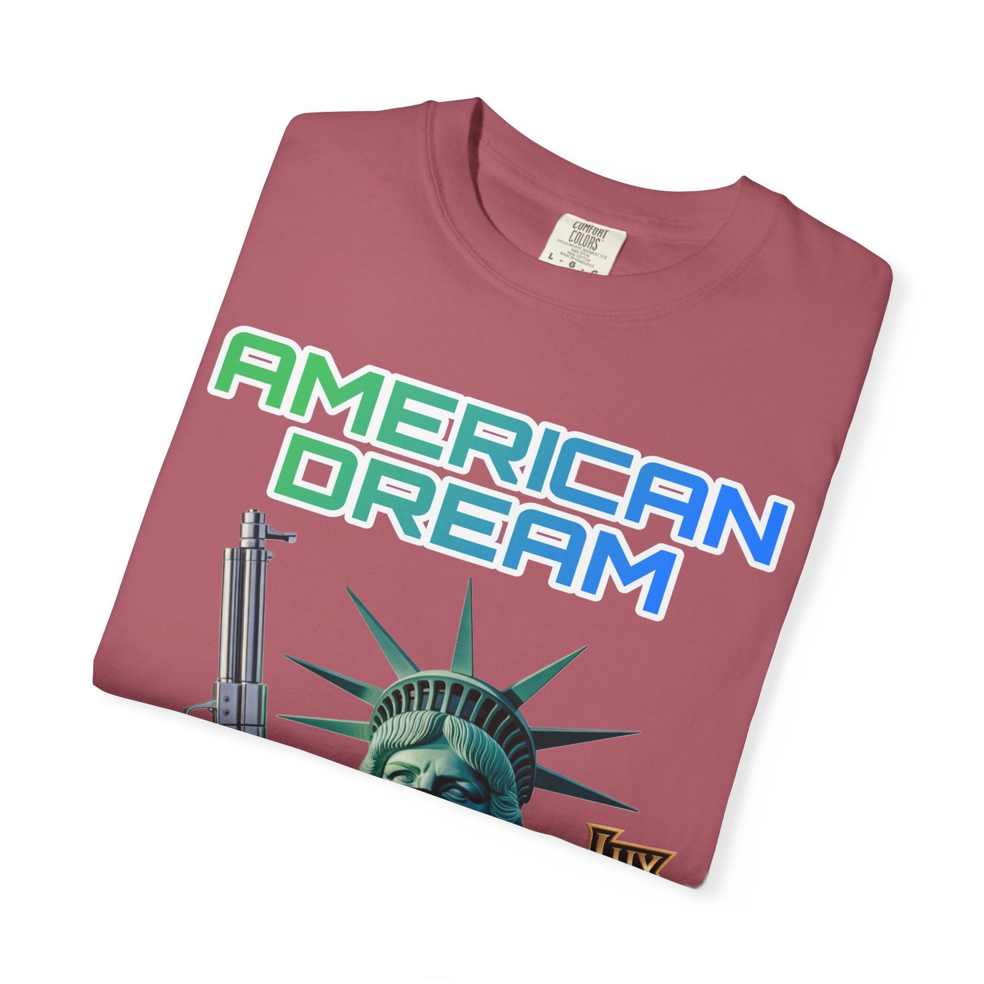 T-shirt American Dream or Nightmare Unisex Garment-Dyed