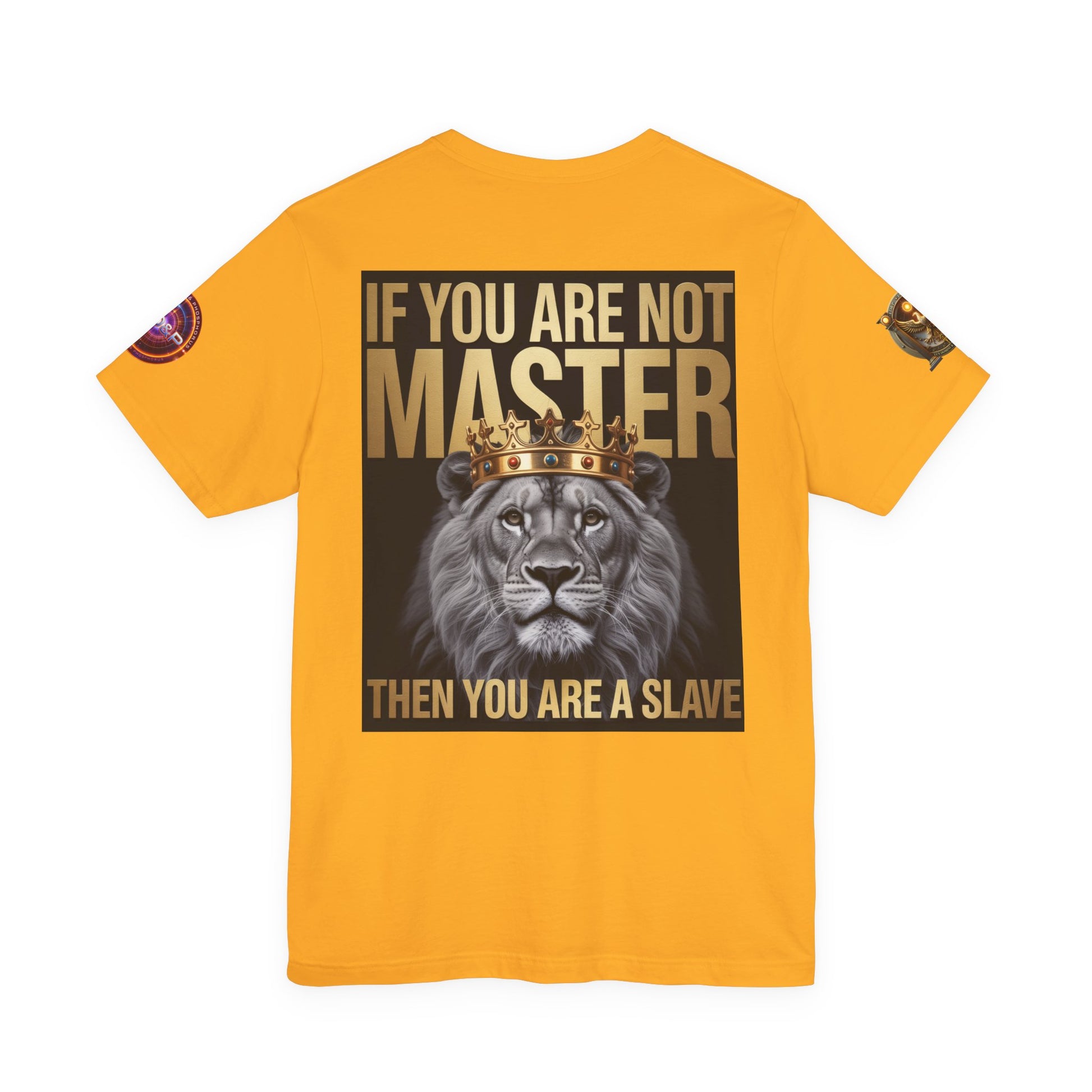 T-Shirt Master or slave LD&amp;P APPAREL Design Unisex Jersey Short Sleeve Tee