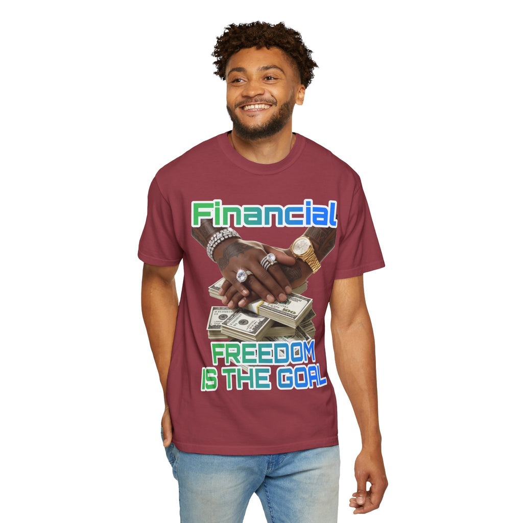 Financial Freedom Unisex T-shirt - 'Financial Freedom is The Goal' Design
