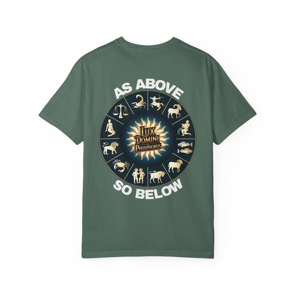 Zodiac Unisex T-Shirt - As above so below design