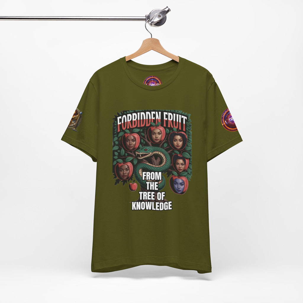 Short Sleeve Tee - Tree of Knowledge Forbidden Fruit Design