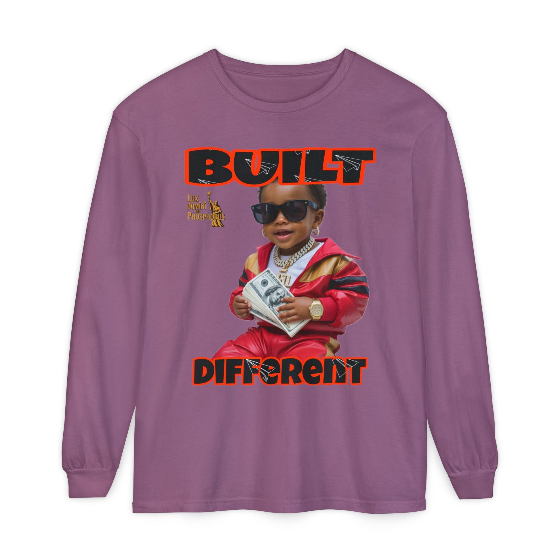 Long Sleeve T-Shirt - Built Different LD&P Apparel Design