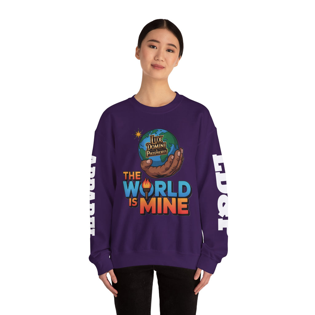 Graphic Sweatshirt - The World Is Mine LD&P APPAREL Design