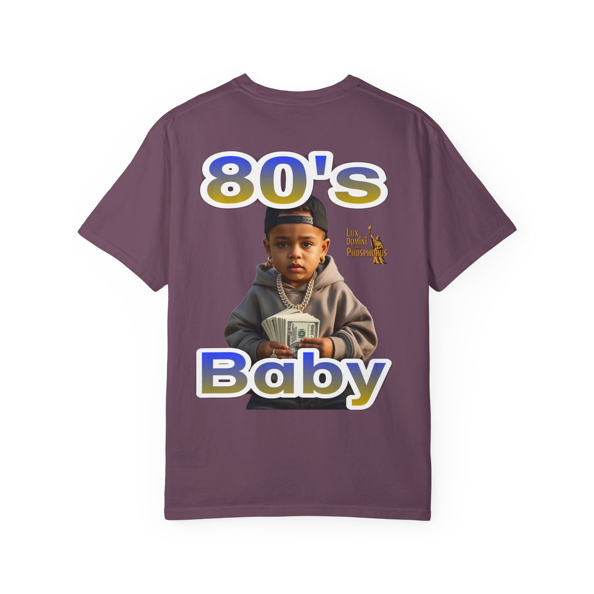 80s Baby Unisex Garment-Dyed T-shirt - LD&P APPAREL