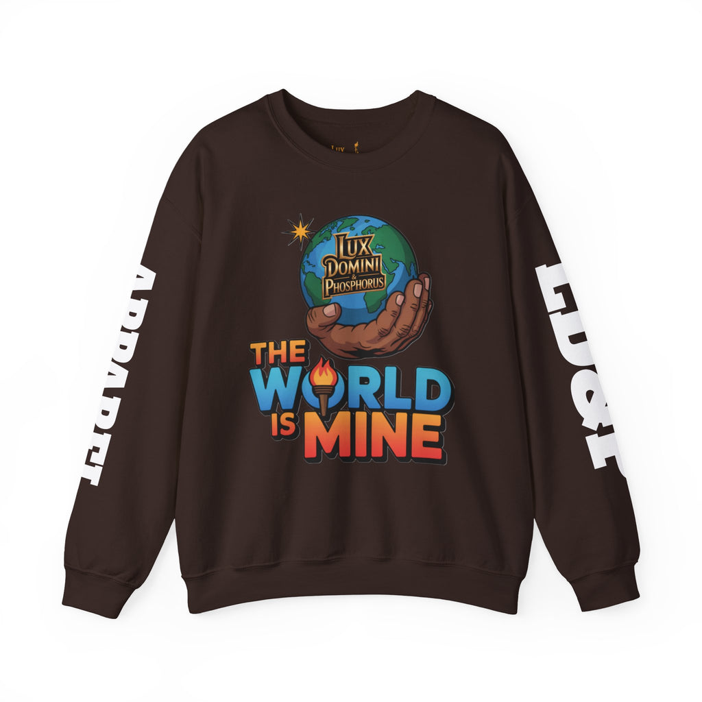 Graphic Sweatshirt - The World Is Mine LD&P APPAREL Design