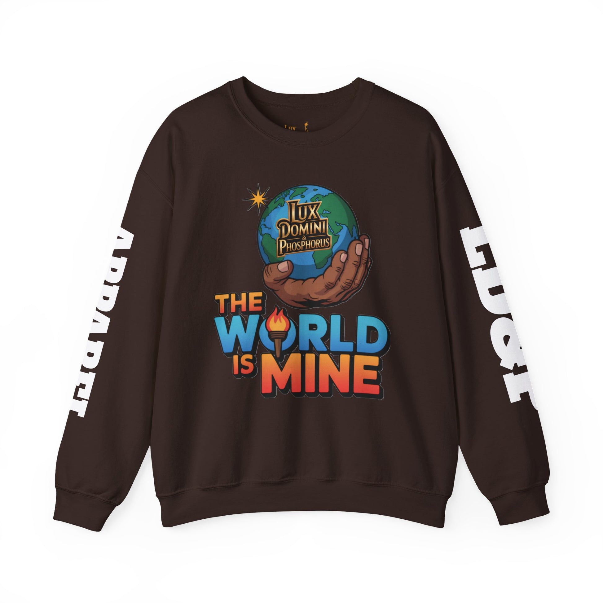 Graphic Sweatshirt - The World Is Mine LD&P APPAREL Design
