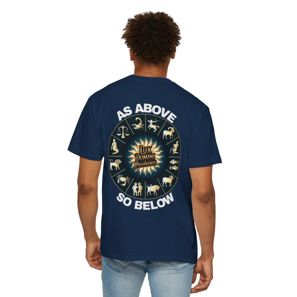 Zodiac Unisex T-Shirt - As above so below design
