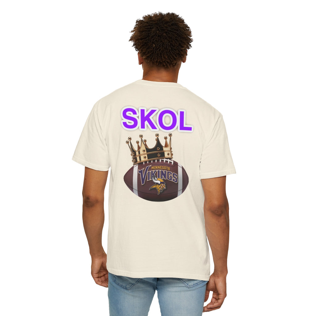T-Shirt - Minnesota Vikings SKOL Unisex Garment-Dyed Tee