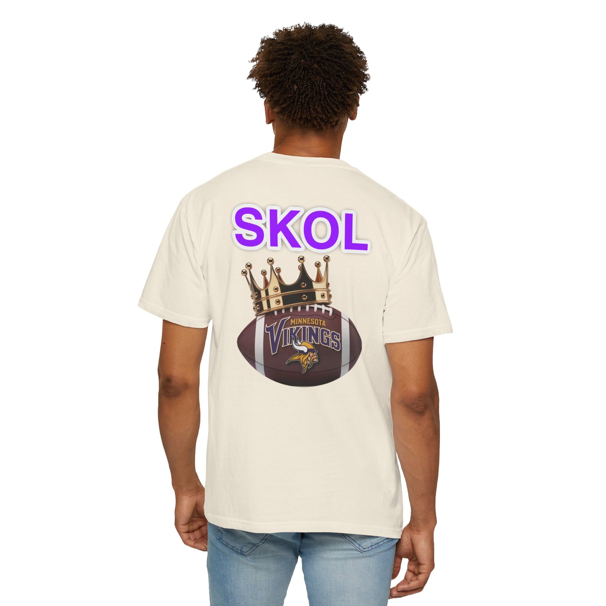 T-Shirt - Minnesota Vikings SKOL Unisex Garment-Dyed Tee