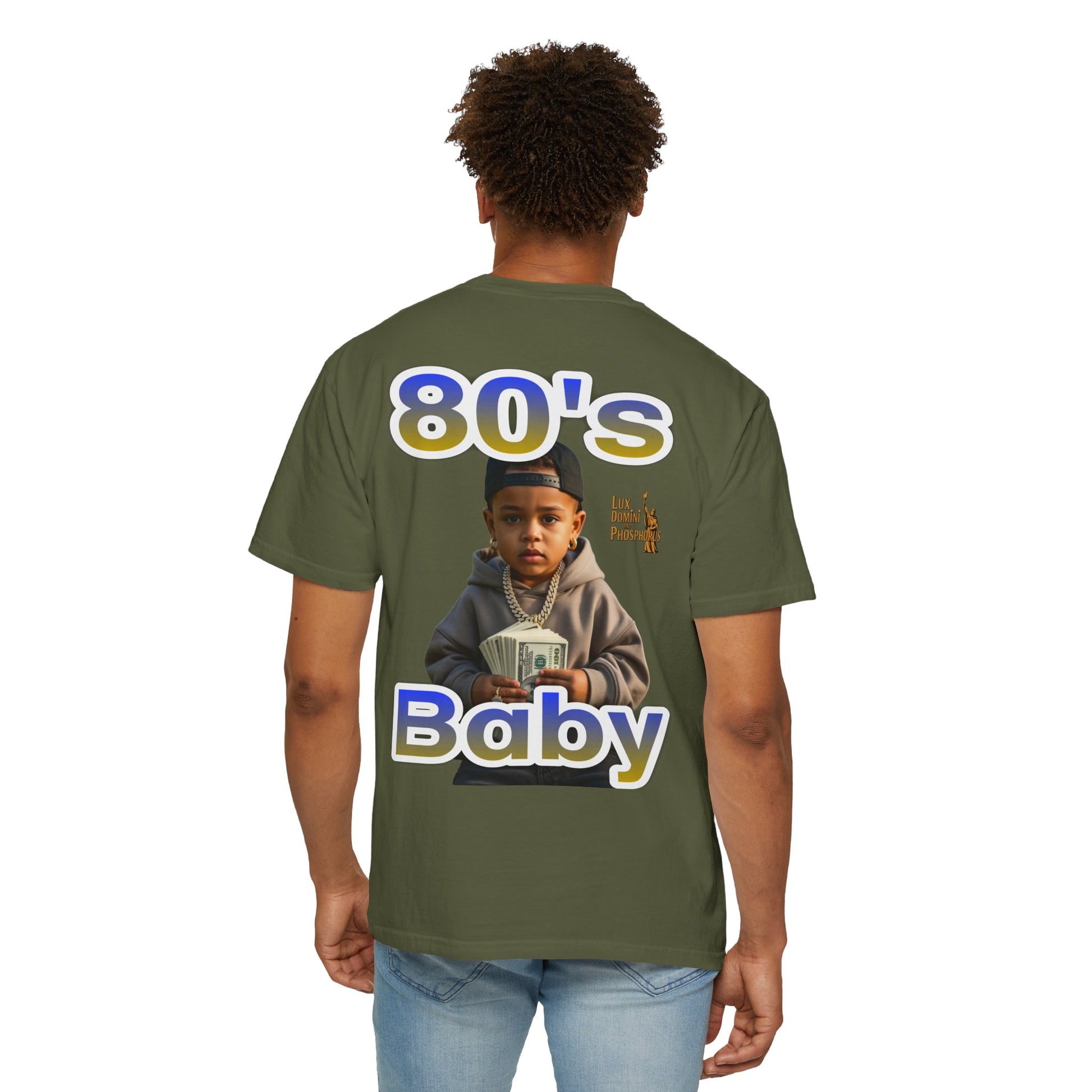 80s Baby Unisex Garment-Dyed T-shirt - LD&P APPAREL