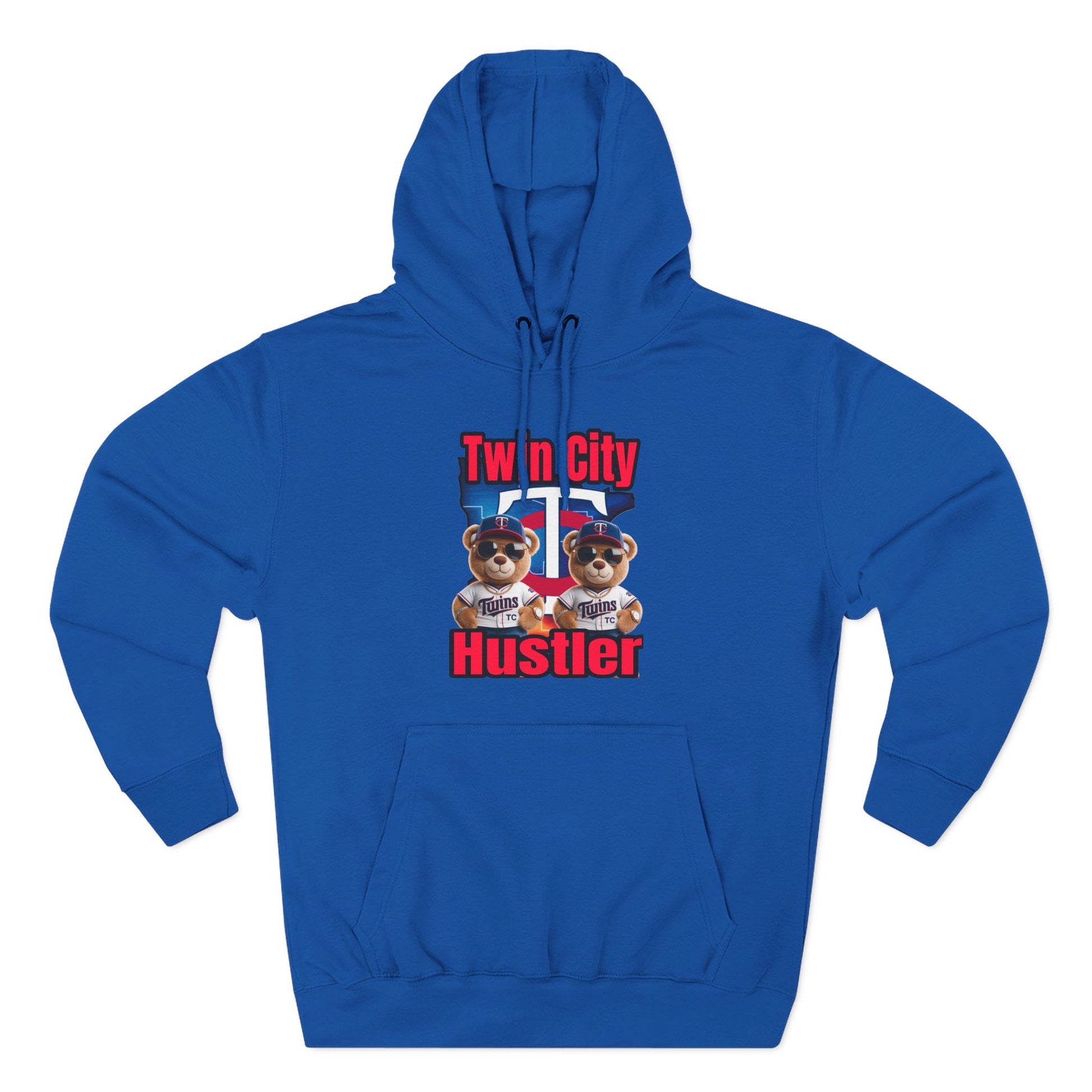 Fleece Hoodie Twin City HUSTLER Design
