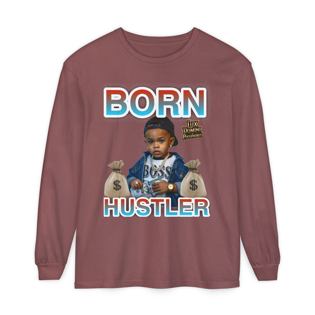 Long Sleeve T-Shirt Born Hustler Apparel