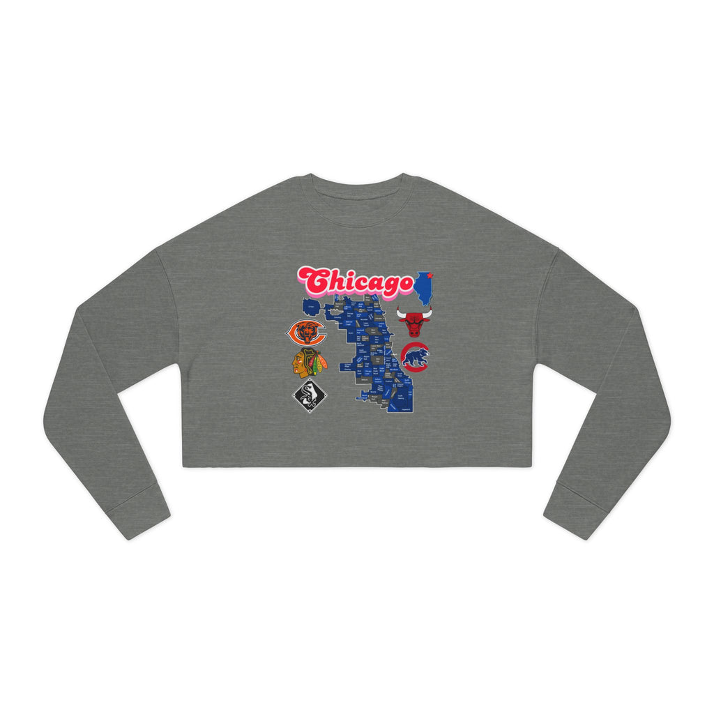 Chicago Graphic Women's Cropped Sweatshirt