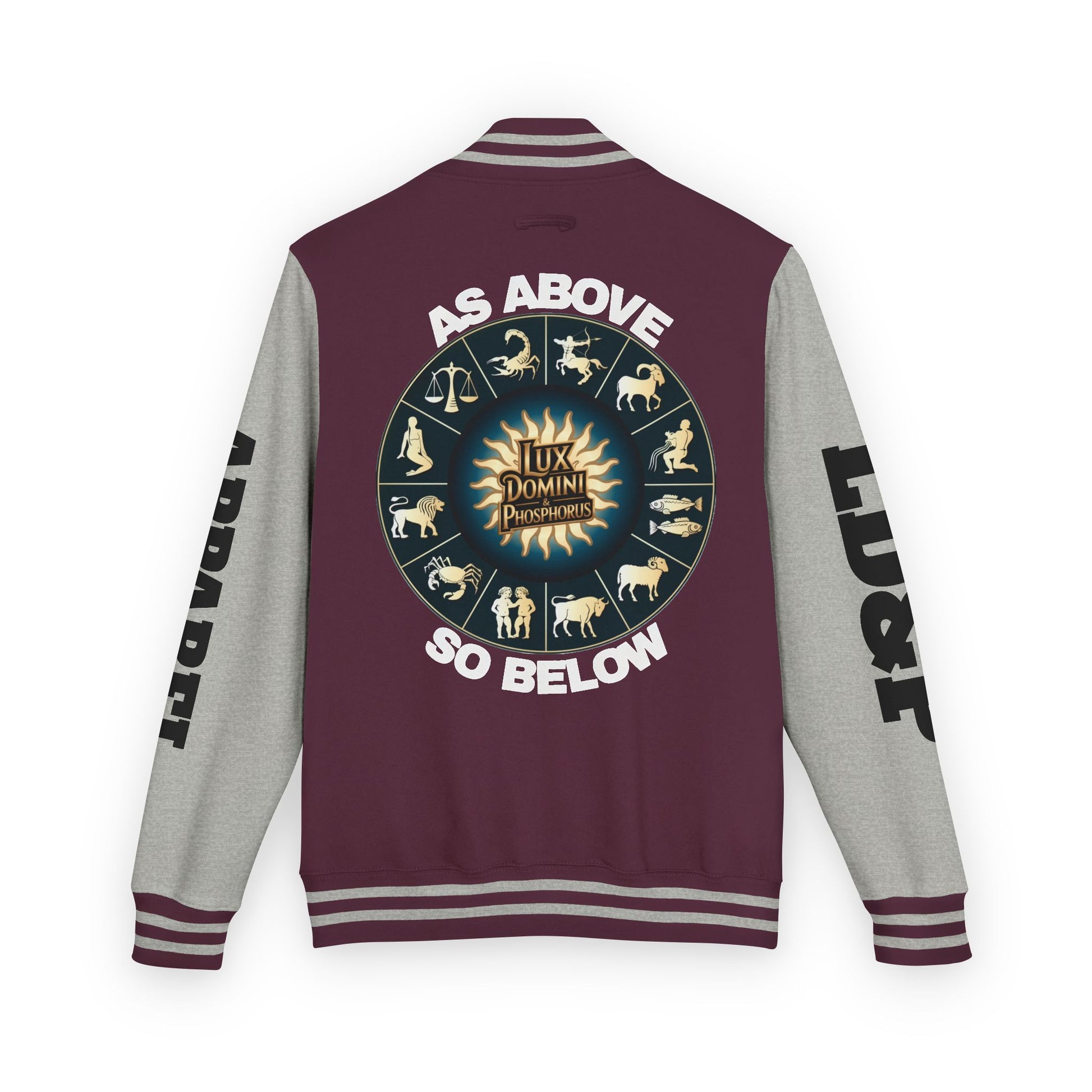 Letterman Jacket - As above so below LD&P APPAREL Design