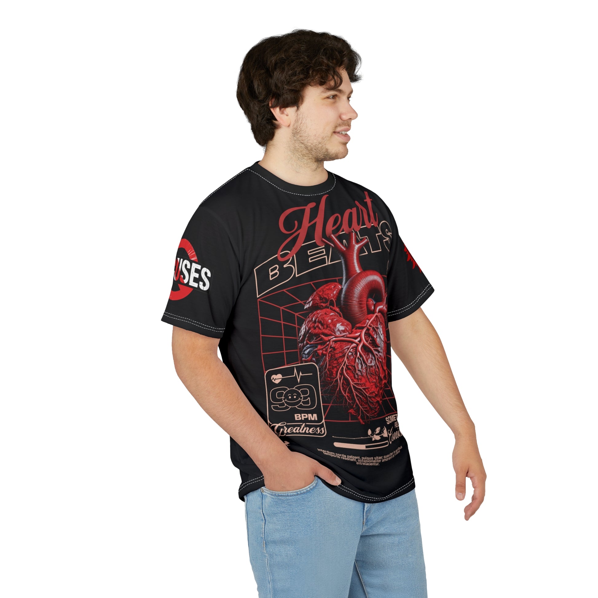 Heart Beats LD&P Apparel Design Graphic Tee