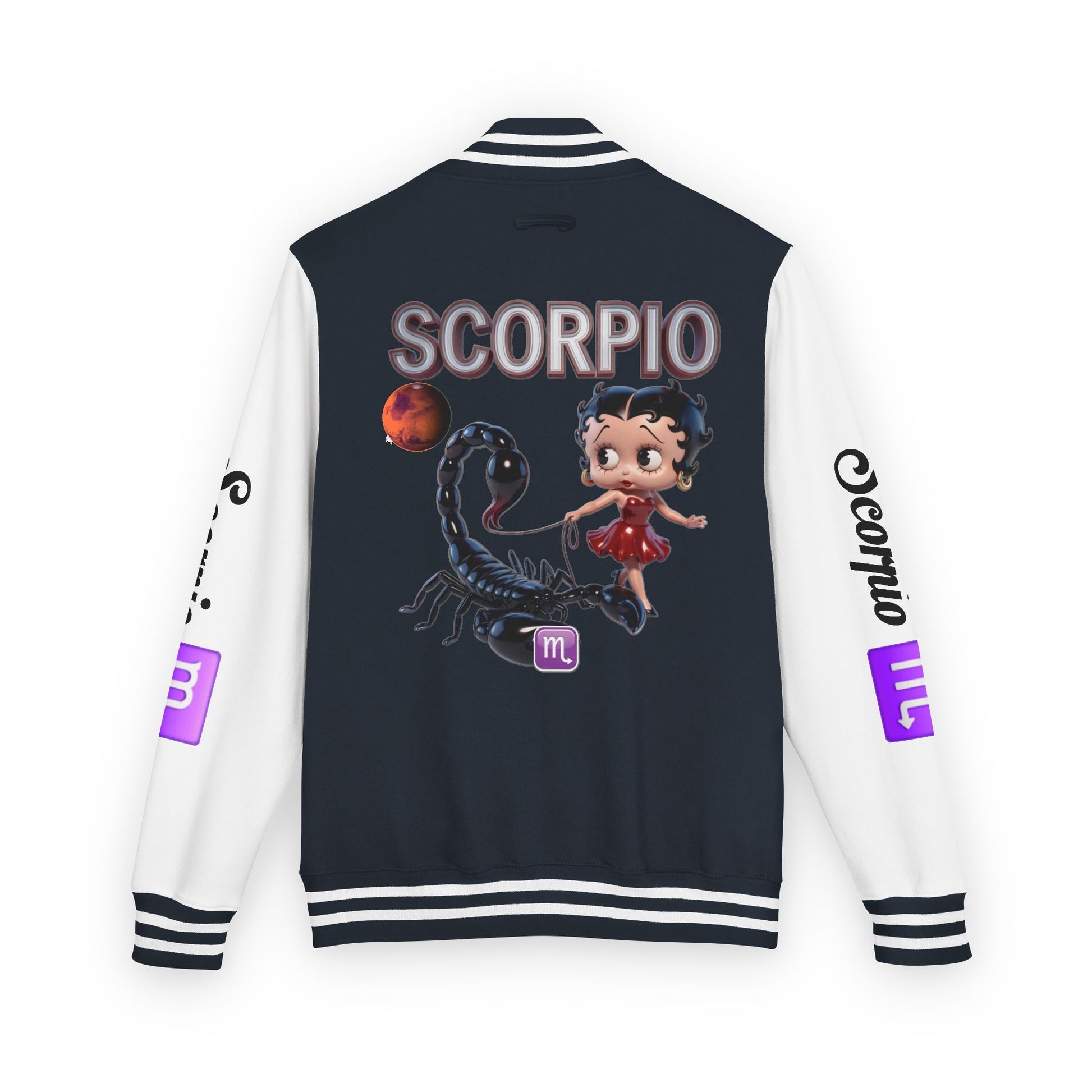 Letterman Jacket Scorpio Zodiac Design