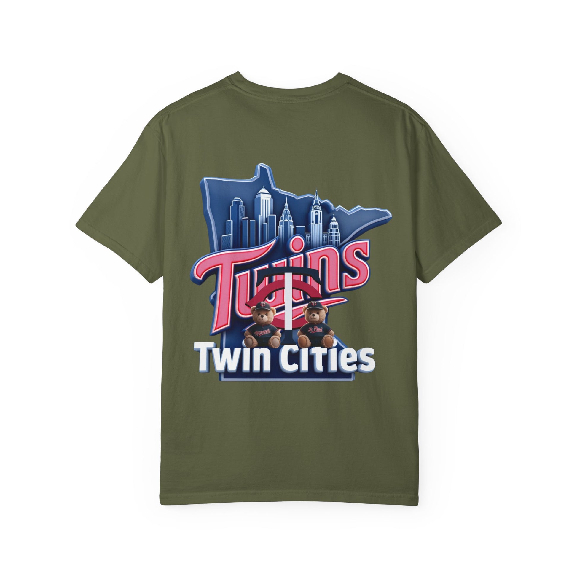 Twin City Unisex T-Shirt, Sporty Tee for Fans, Garment-Dyed Shirt, Perfect for Game Day, Show Your Team Spirit!