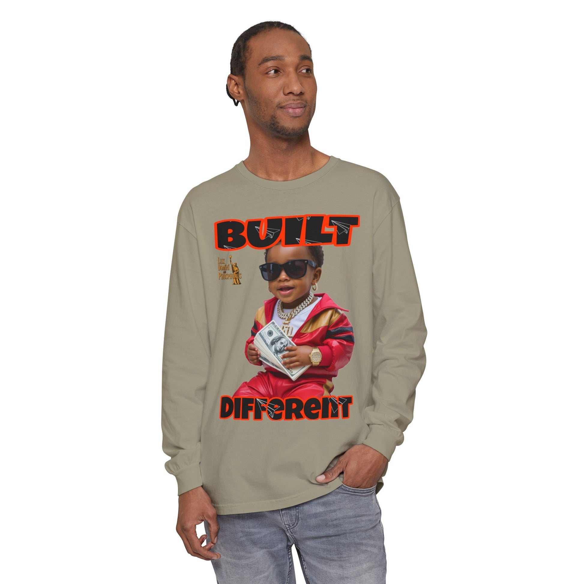 Long Sleeve T-Shirt - Built Different LD&P Apparel Design