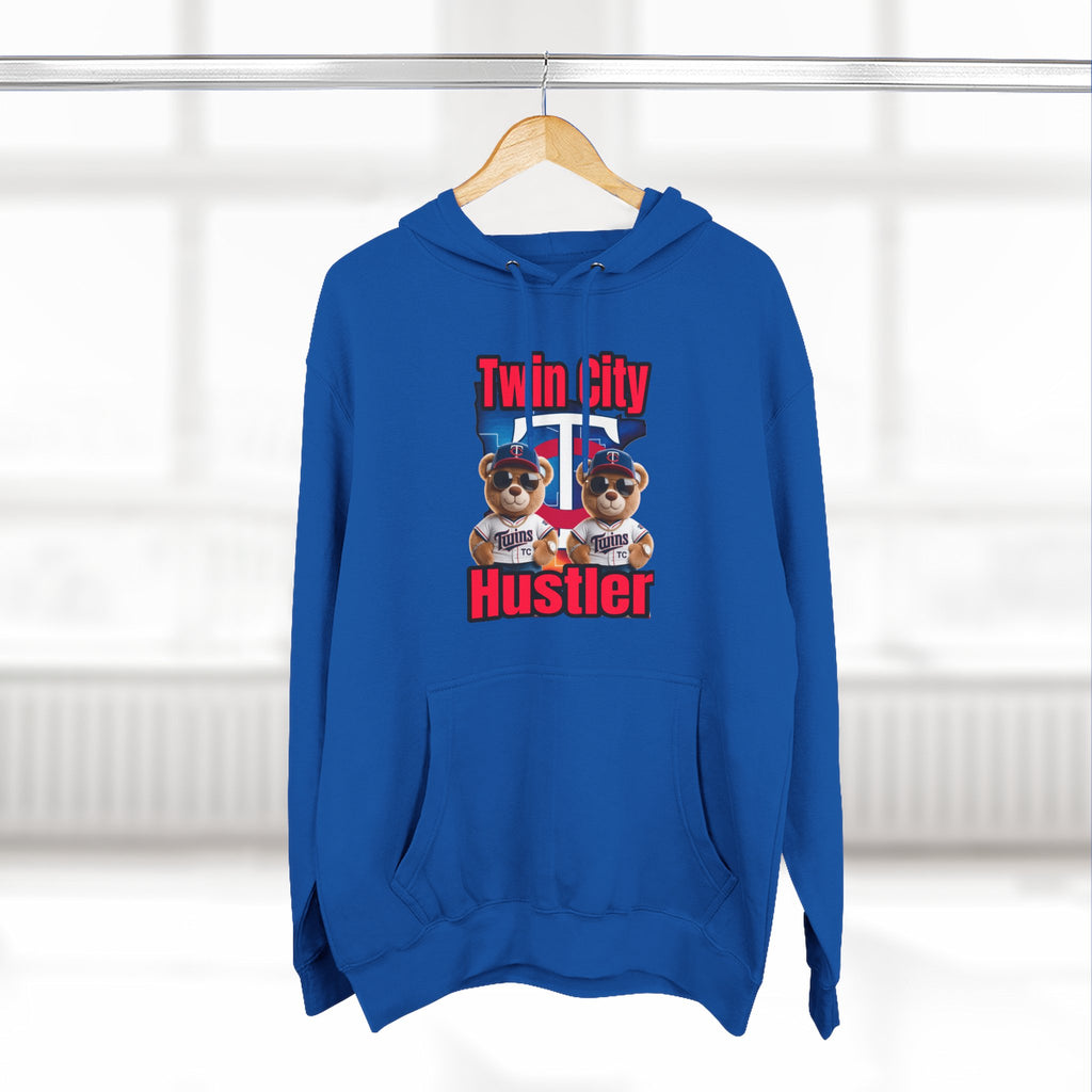 Fleece Hoodie Twin City HUSTLER Design