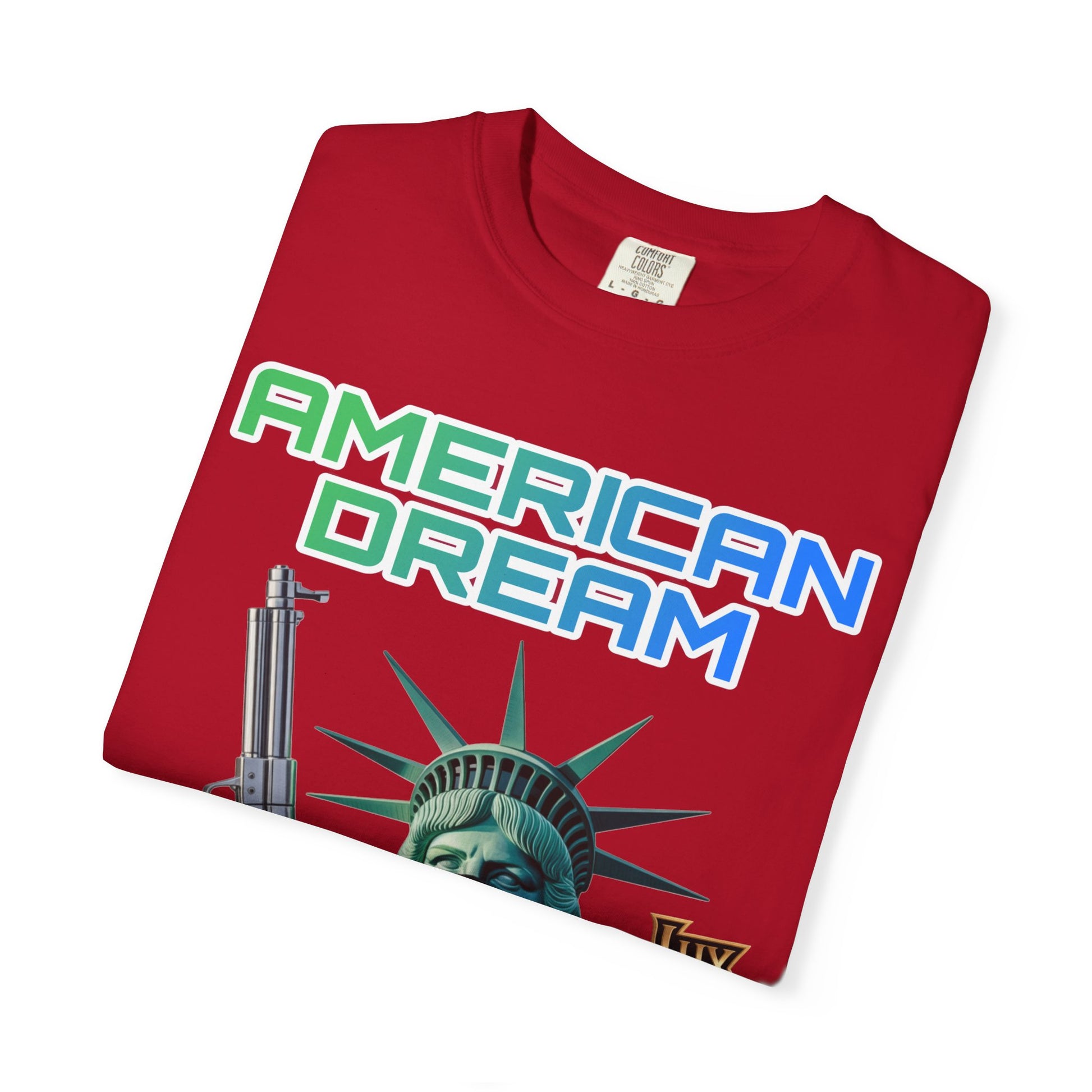 T-shirt American Dream or Nightmare Unisex Garment-Dyed