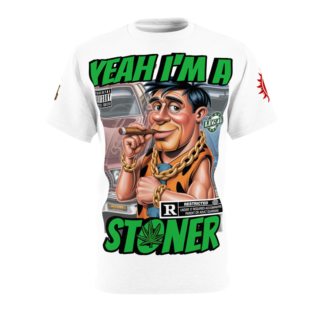 Yeah I'm a Stoner T-Shirt LD&P APPAREL white