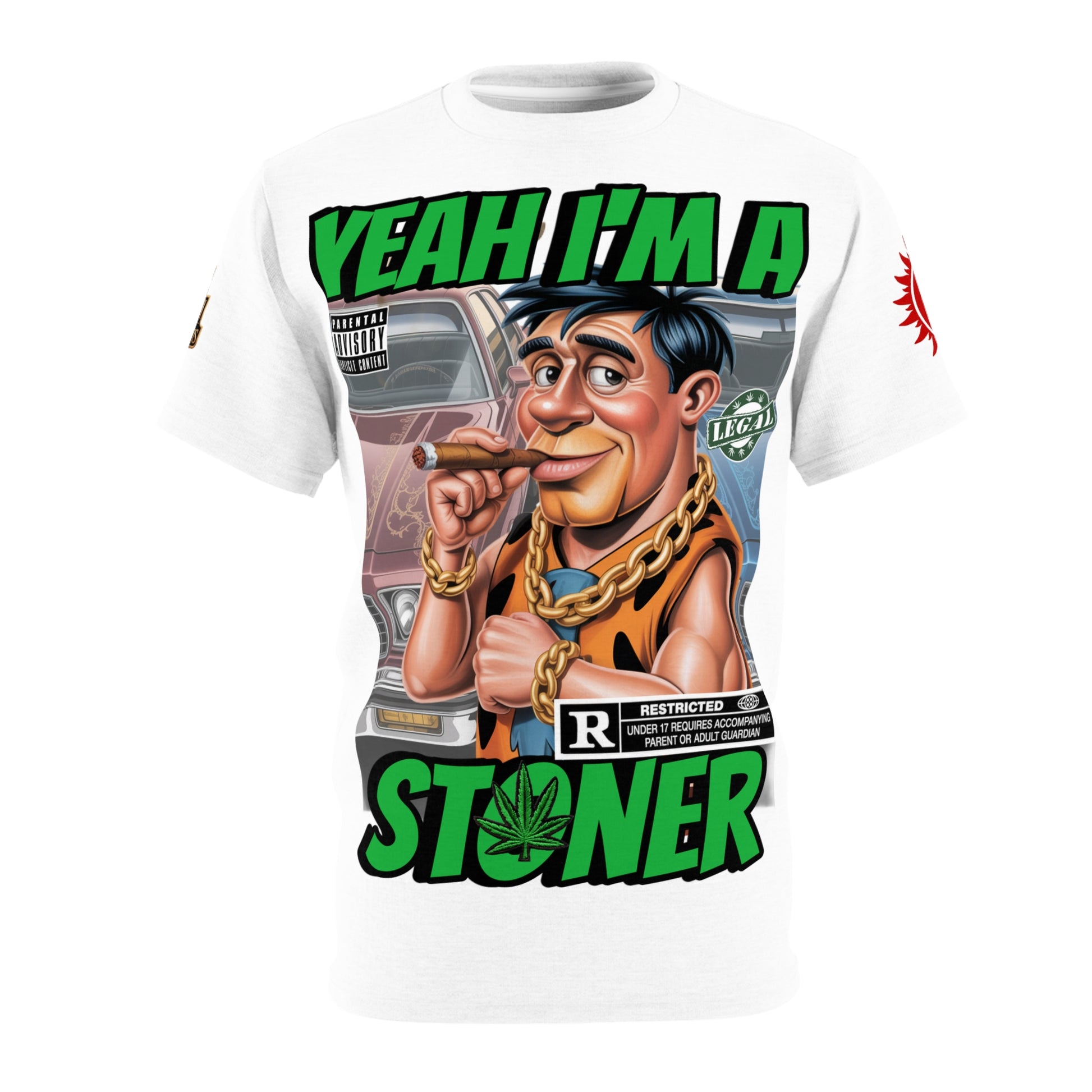 Yeah I'm a Stoner T-Shirt LD&P APPAREL white