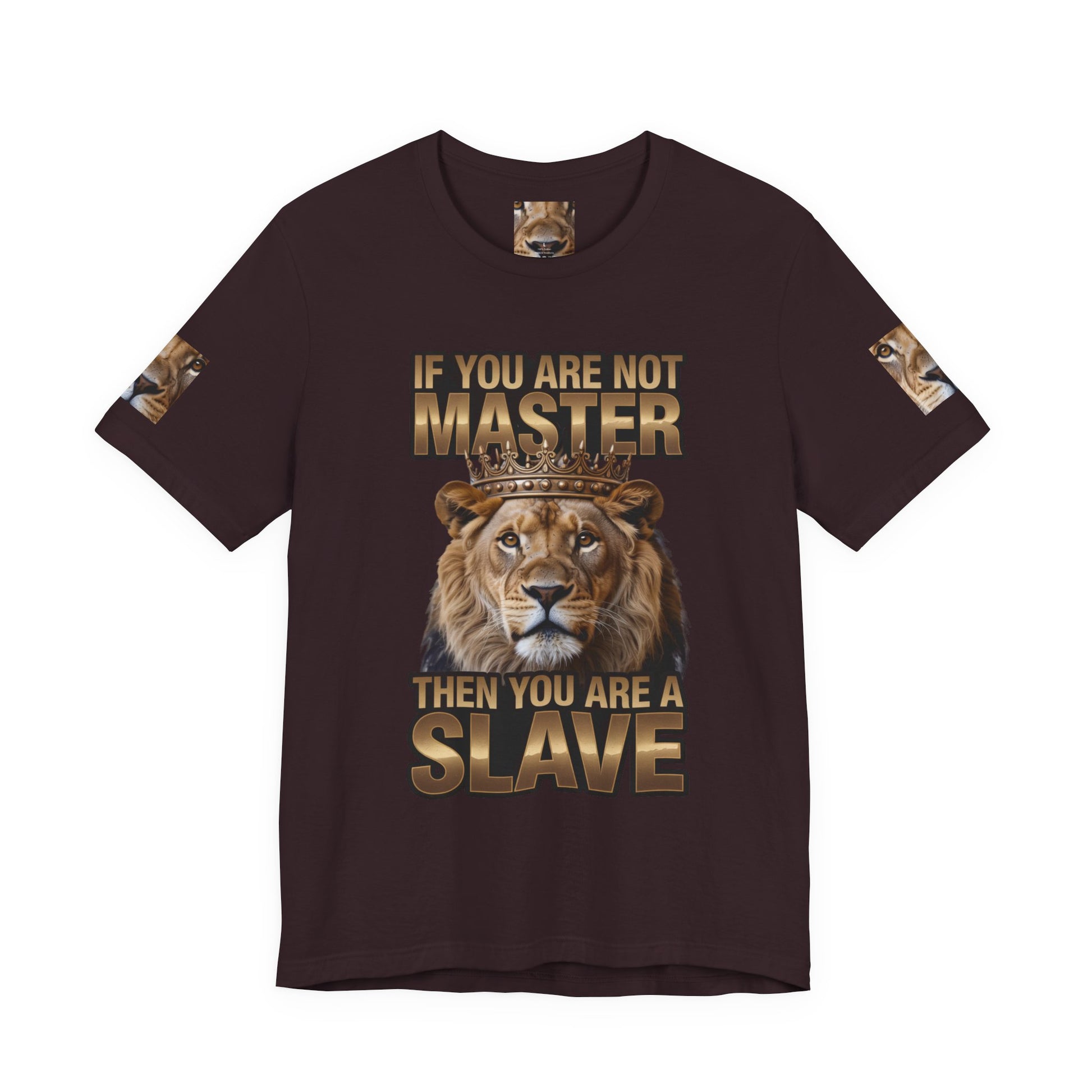 T-Shirt Master or slave LD&amp;P APPAREL Design Unisex Jersey Short Sleeve Tee