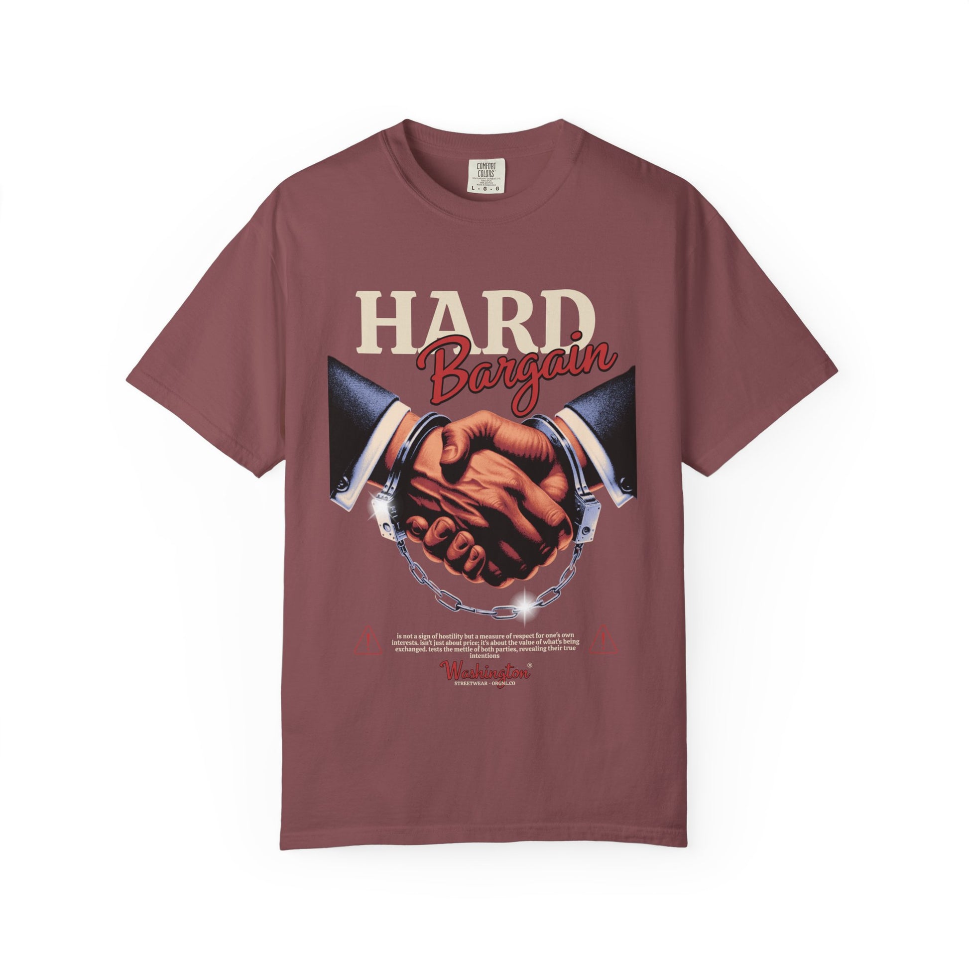 Garment-Dyed T-shirt Hard Bargain Graphic Tee
