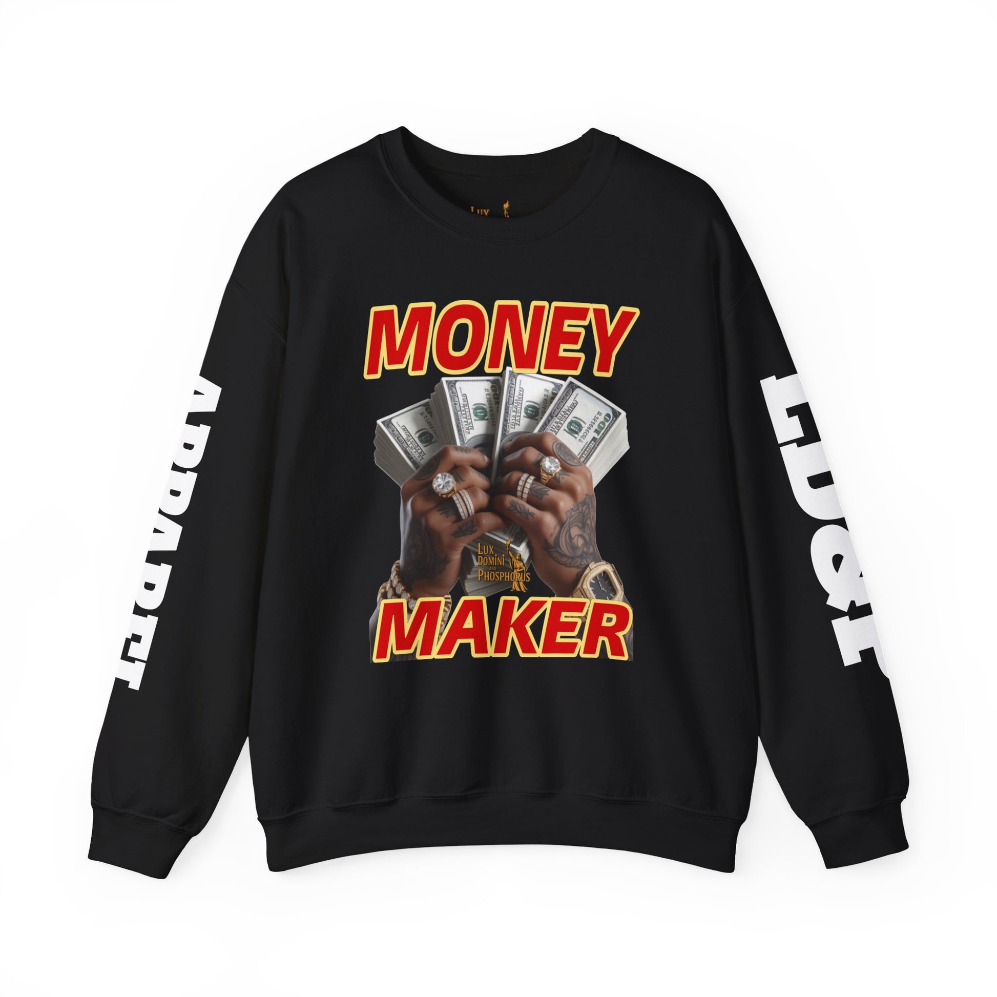 Money Maker Unisex Sweatshirt - LD&P APPAREL Design