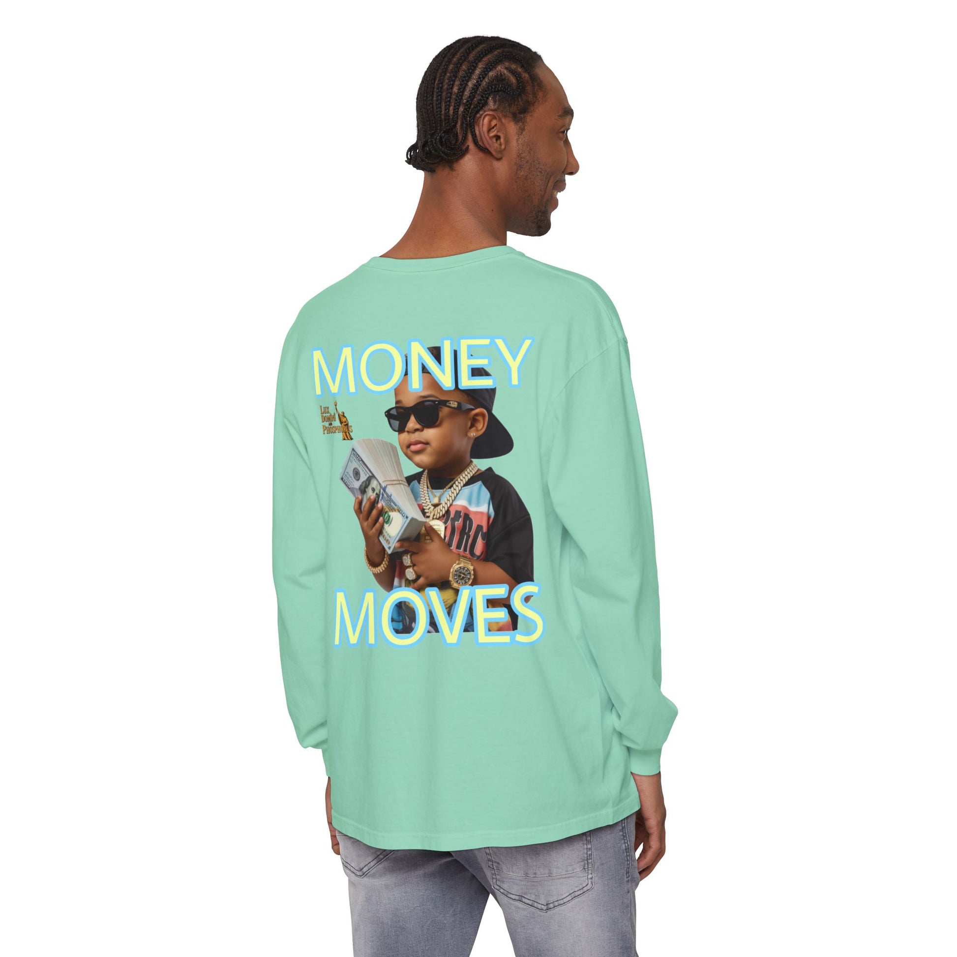 Long Sleeve T-Shirt - Money Moves LD&P APPAREL