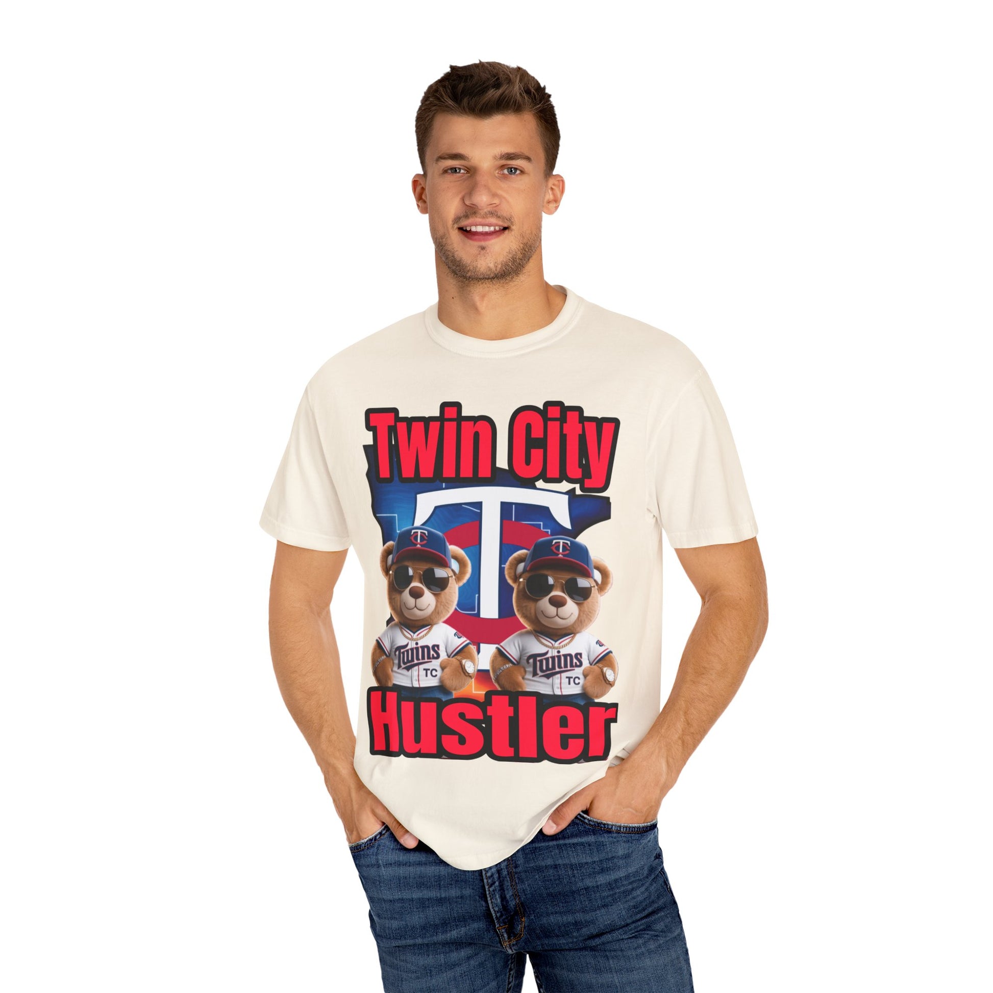 Hustler Garment-Dyed T-shirt - Twin City LD&P Apparel Design