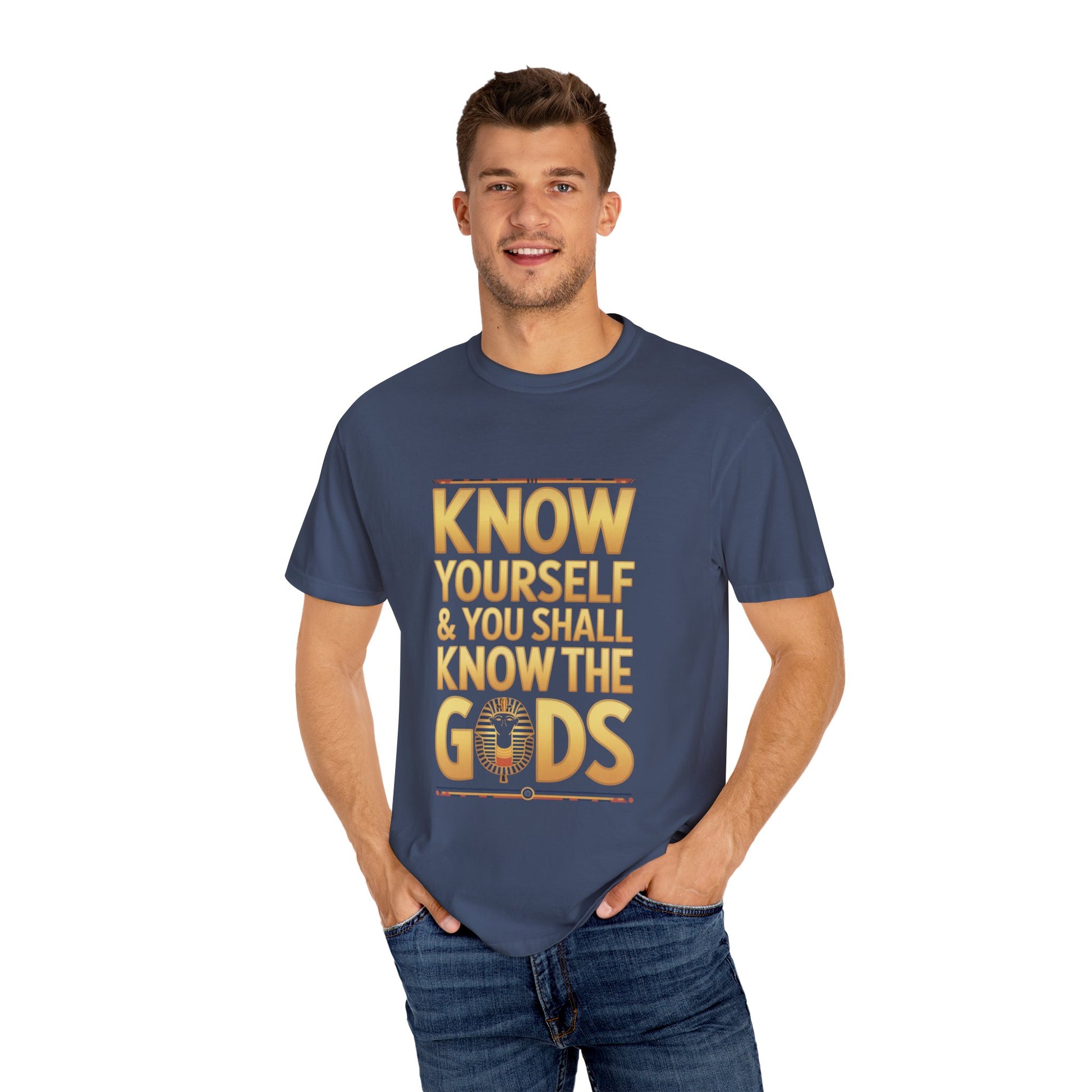 Garment-Dyed T-shirt - Know Yourself Design