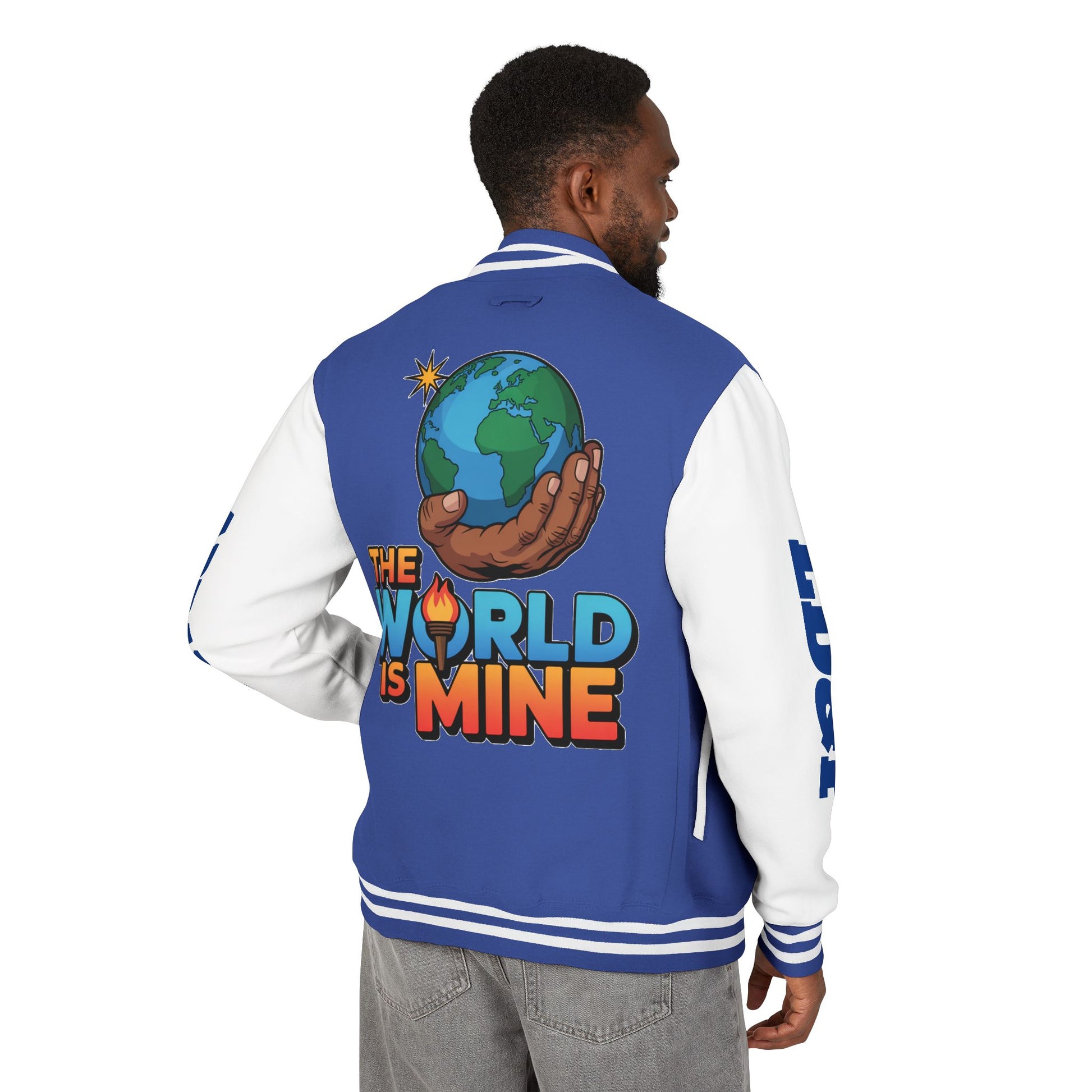 Letterman Jacket - The World is Mine LD&P APPAREL Design