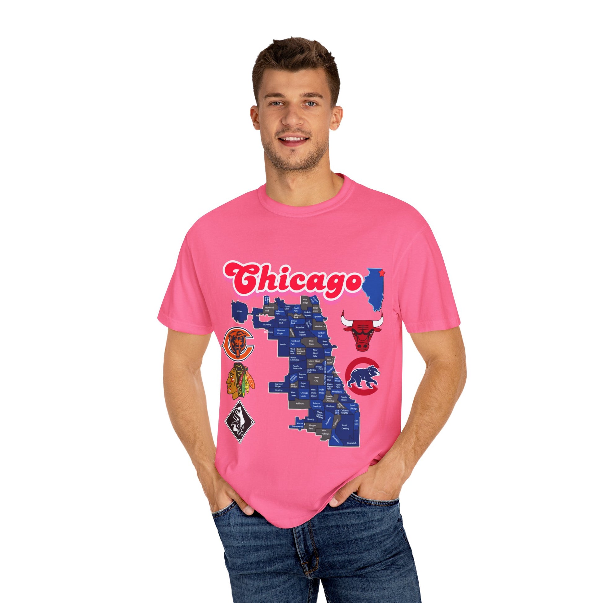 Chicago Unisex T-shirt - Vintage Chicago Design