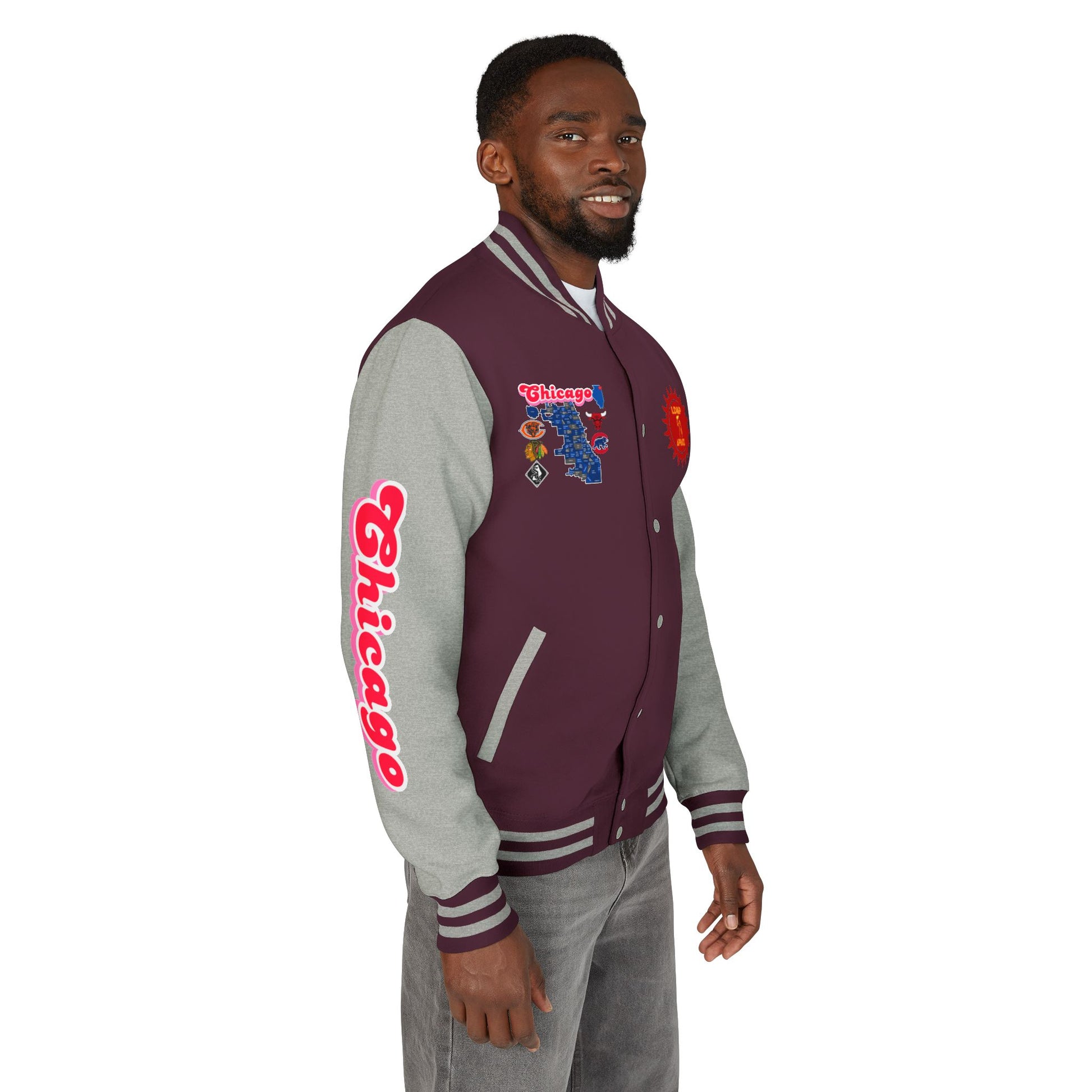 Letterman Jacket Chicago Design