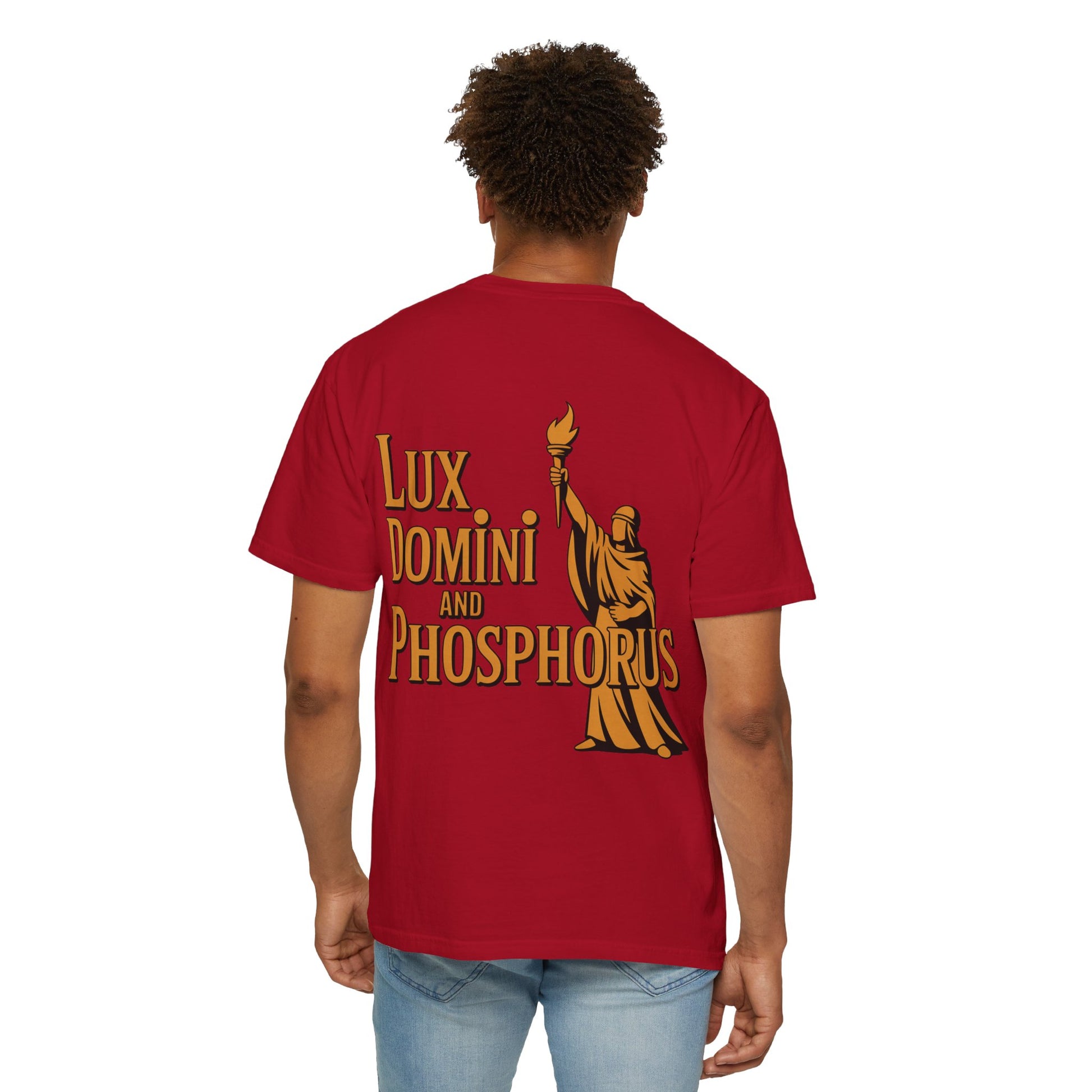 Garment-Dyed T-shirt Thin Line Love Hate LD&amp;P APPAREL Design