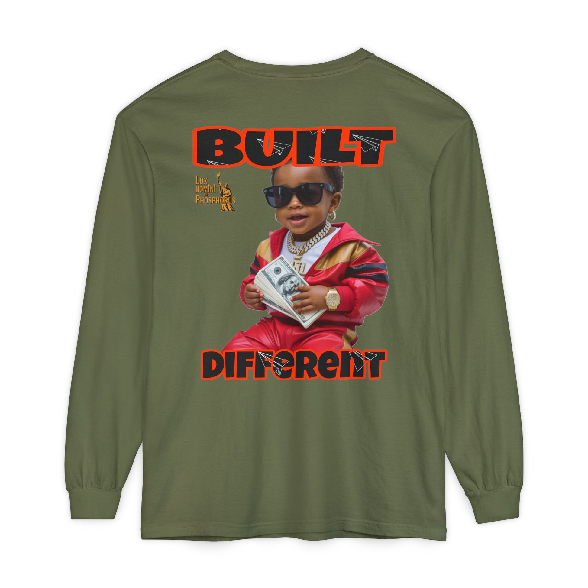 Long Sleeve T-Shirt - Built Different LD&P Apparel Design