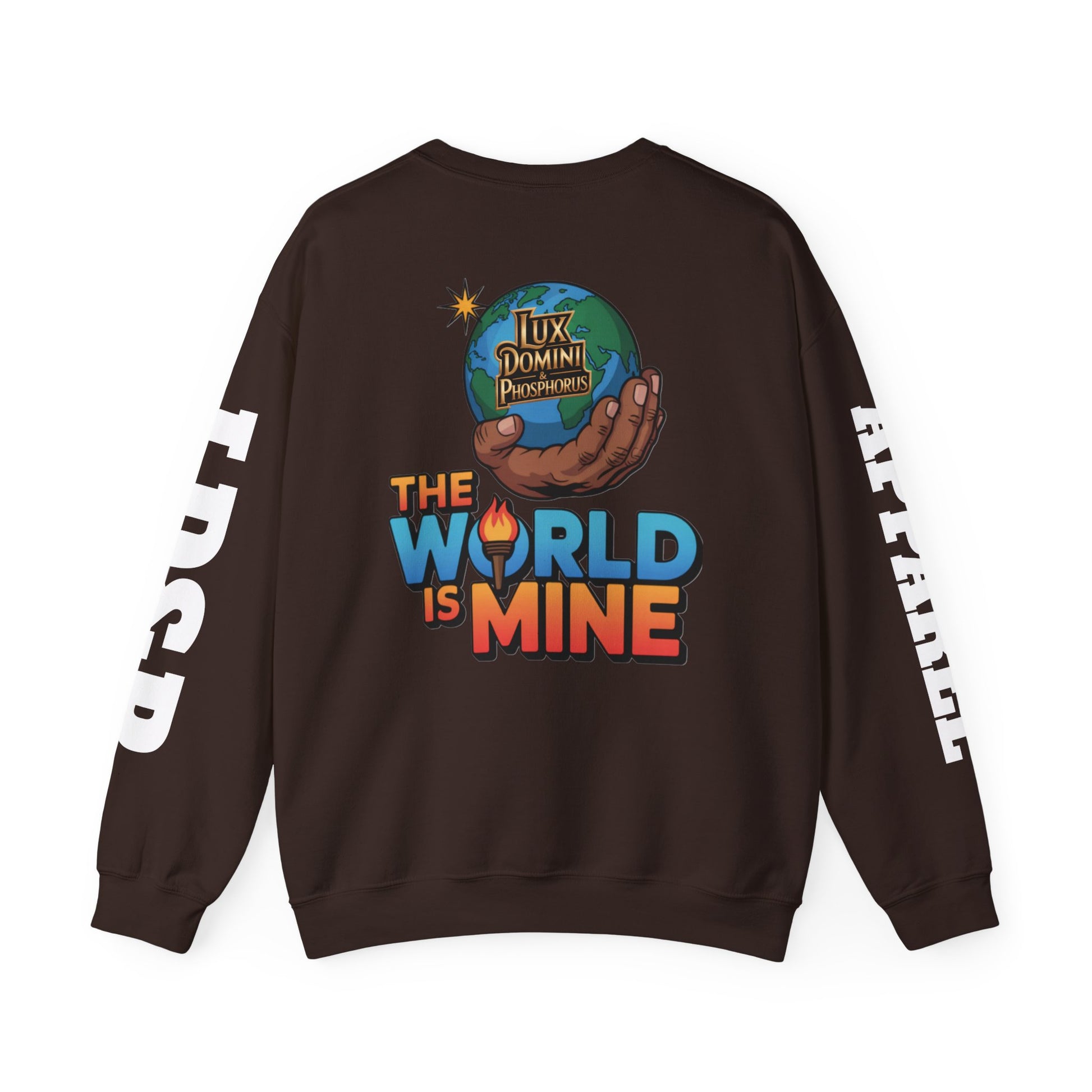 Graphic Sweatshirt - The World Is Mine LD&P APPAREL Design