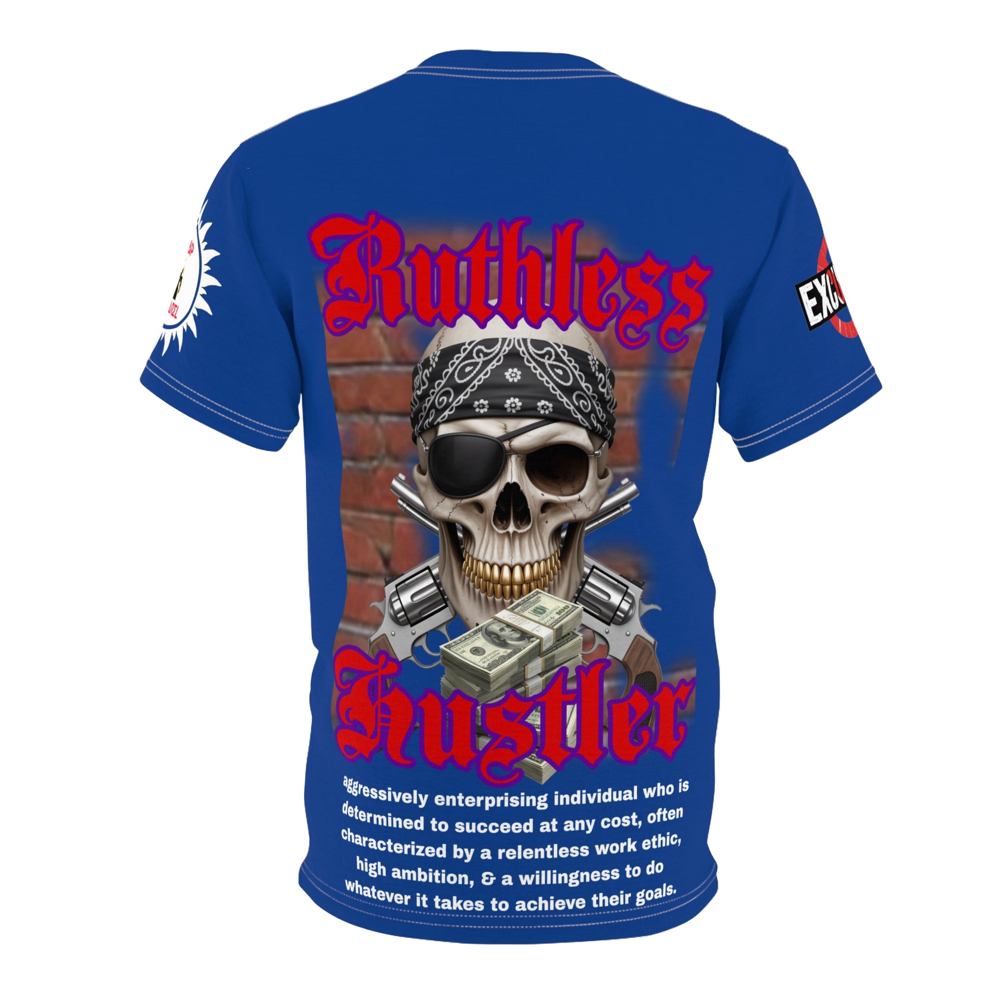Ruthless Hustler Tee LD&P APPAREL Blue