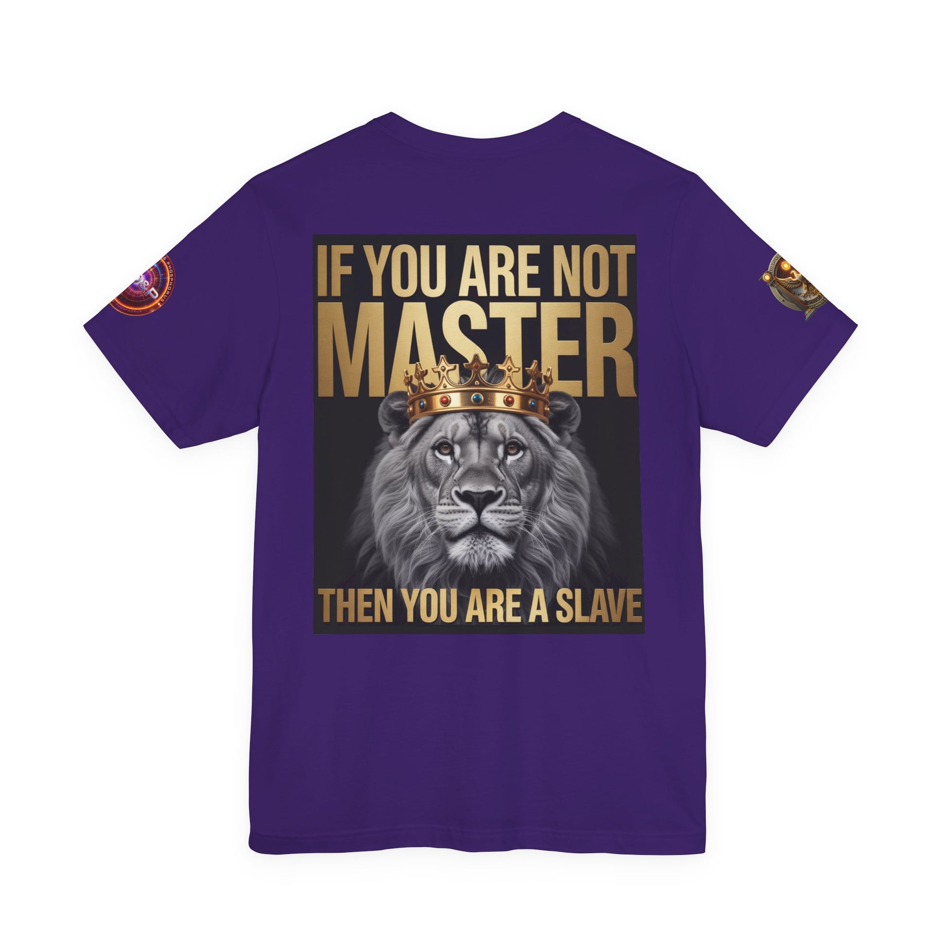 T-Shirt Master or slave LD&amp;P APPAREL Design Unisex Jersey Short Sleeve Tee
