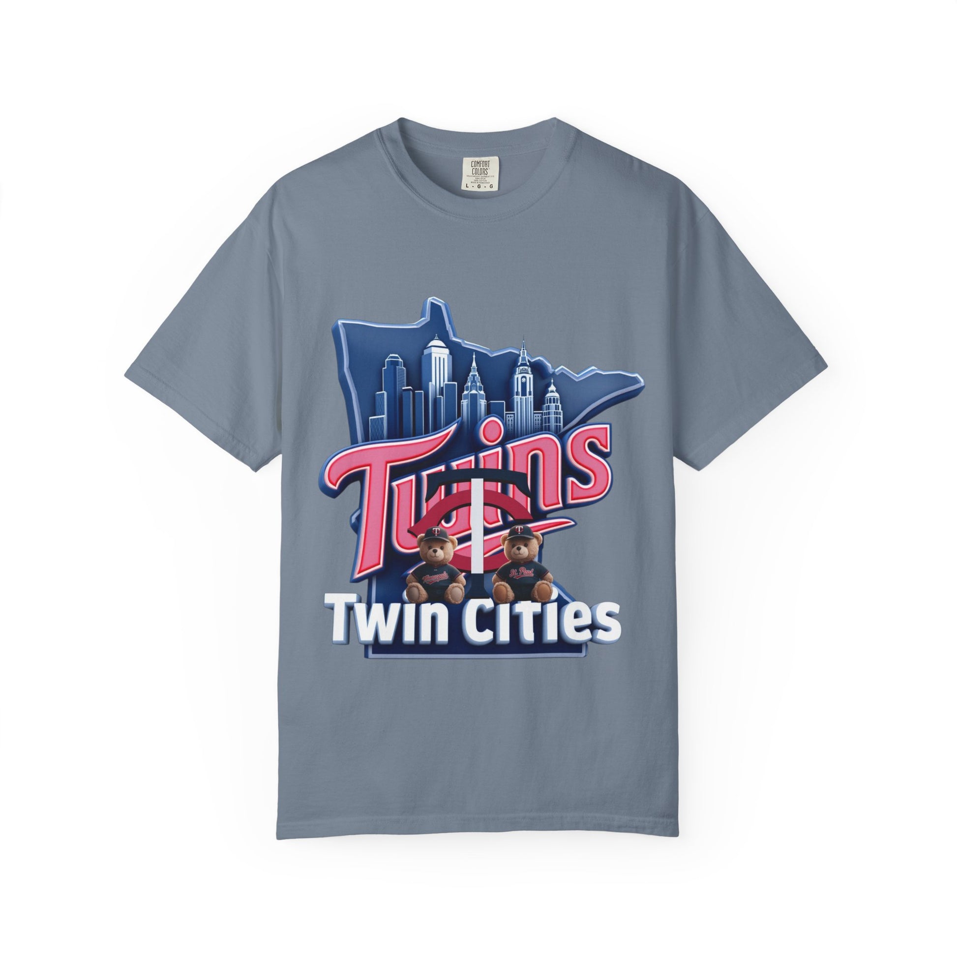 Twin City Unisex T-Shirt, Sporty Tee for Fans, Garment-Dyed Shirt, Perfect for Game Day, Show Your Team Spirit!