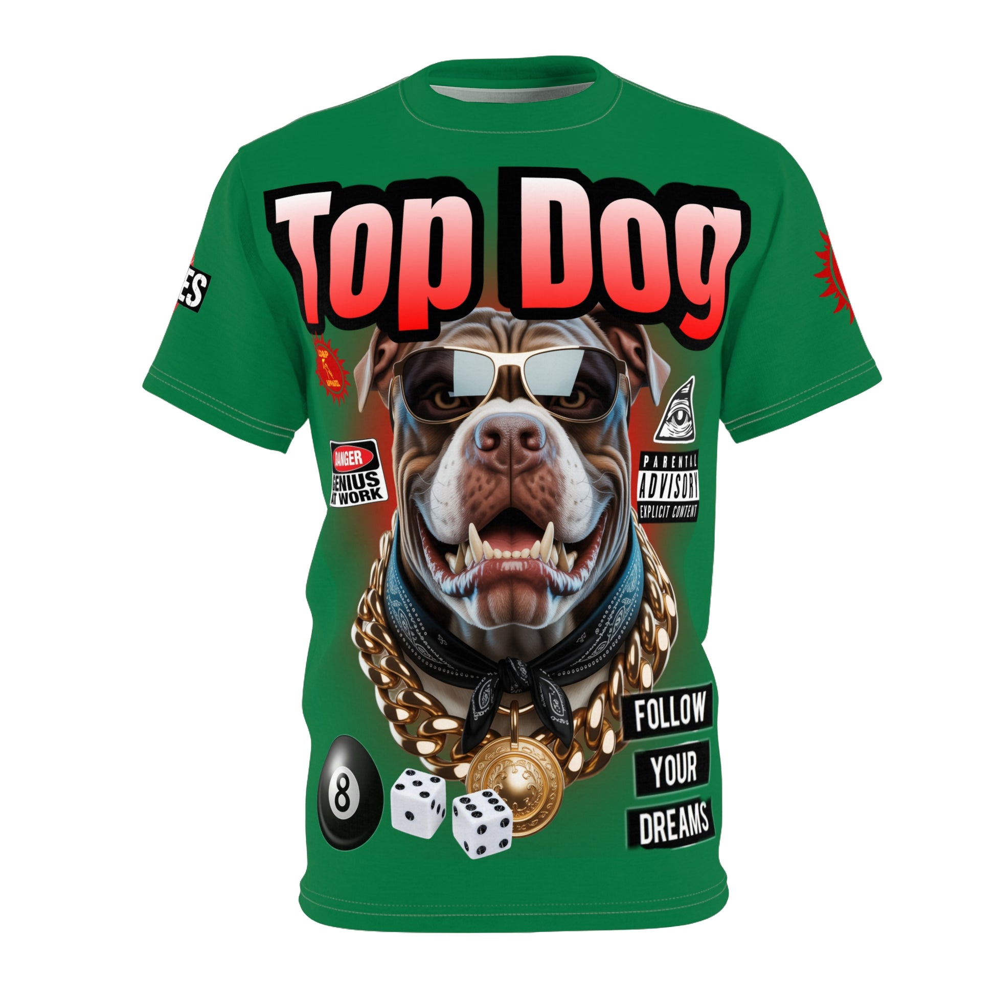 Top Dog LD&P APPAREL GRAPHIC T-Shirt GREEN,