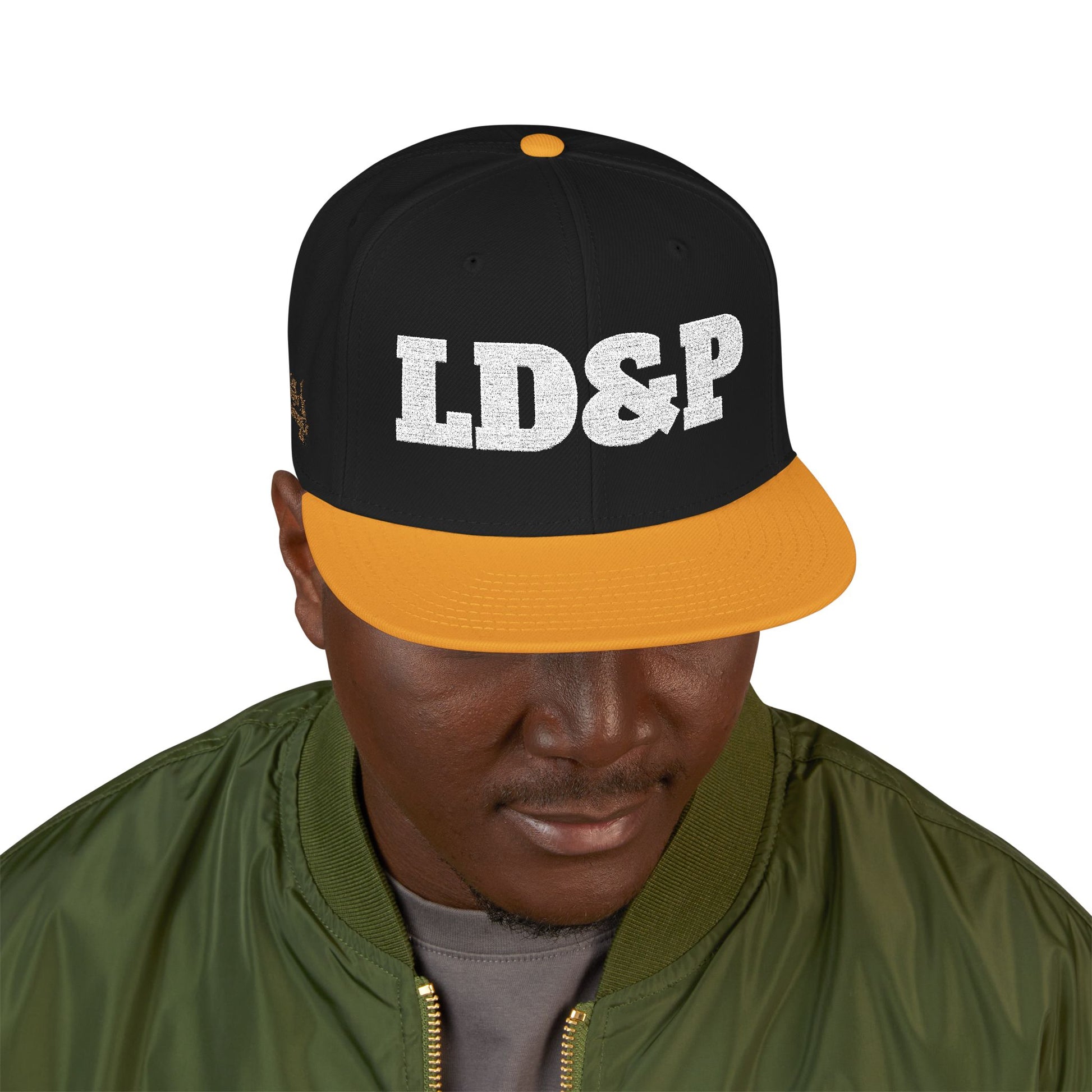 Embroidered Snapback Cap - LD&P Apparel Design 2