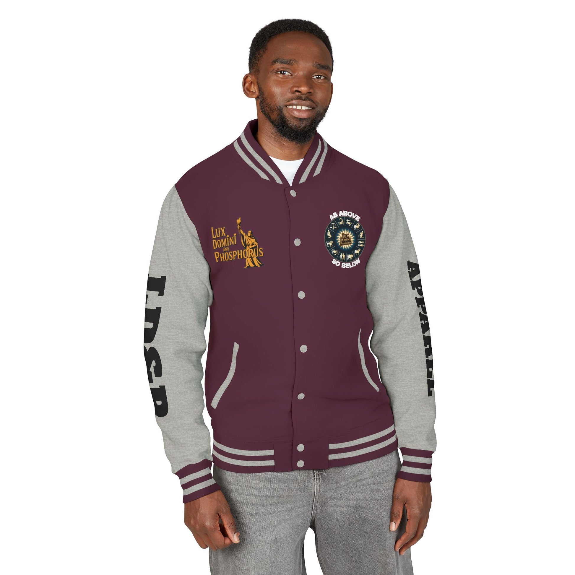 Letterman Jacket - As above so below LD&P APPAREL Design