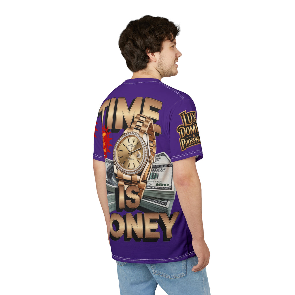 Time Is Money Unisex Tee - LD&P Apparel Design purple